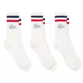 Lacoste Long Socken Wei&szlig; 3er-Pack