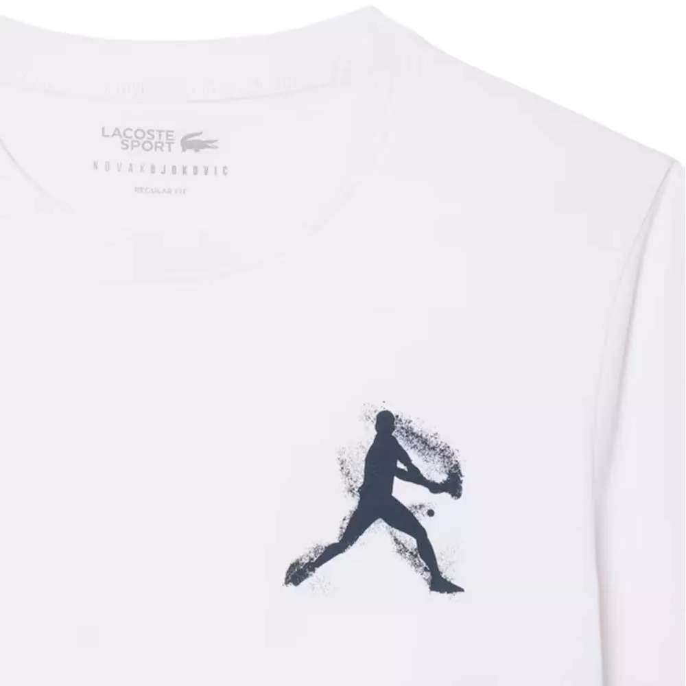 Lacoste Tennis x Novak Djokovic Set T-Shirt + Cap Wei&szlig;