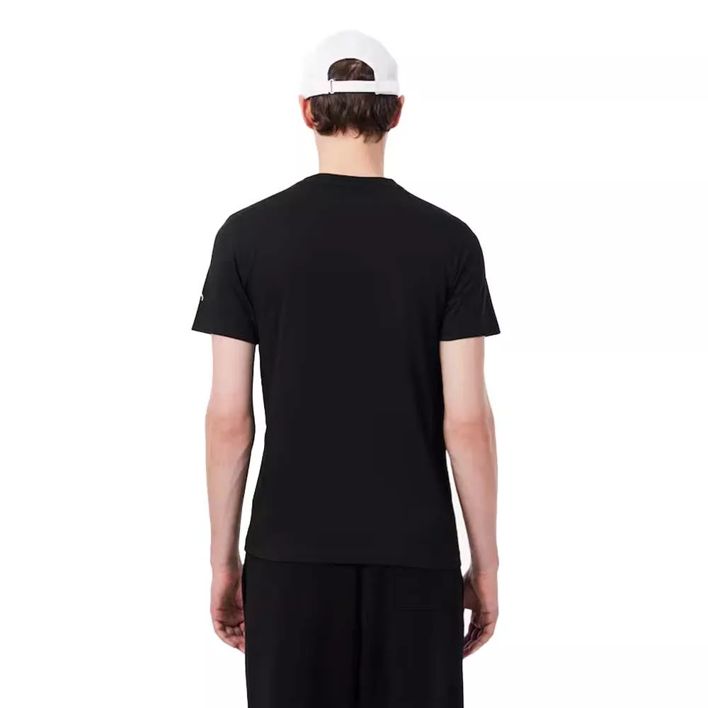 Lacoste Tennis x Novak Djokovic Set T-Shirt + Cap Schwarz
