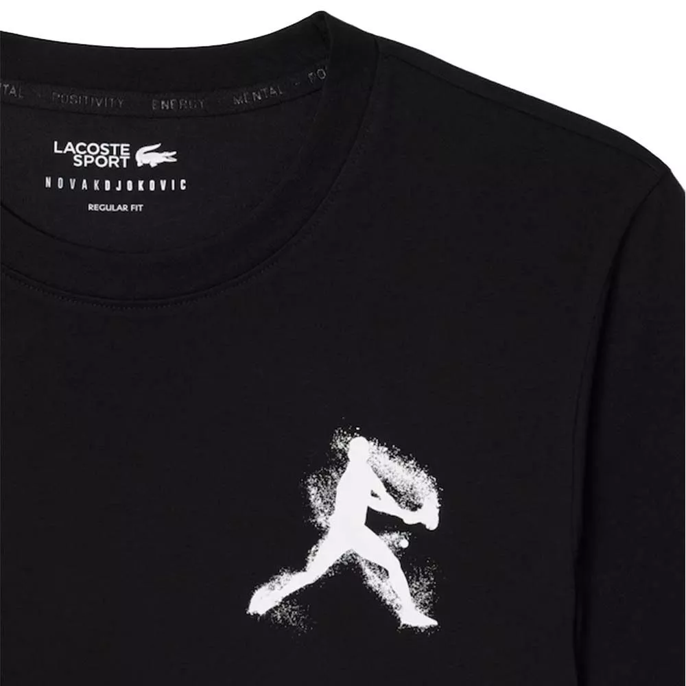 Lacoste Tennis x Novak Djokovic Set T-Shirt + Cap Schwarz
