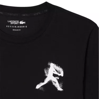 Lacoste Tennis x Novak Djokovic Set T-Shirt + Cap Schwarz