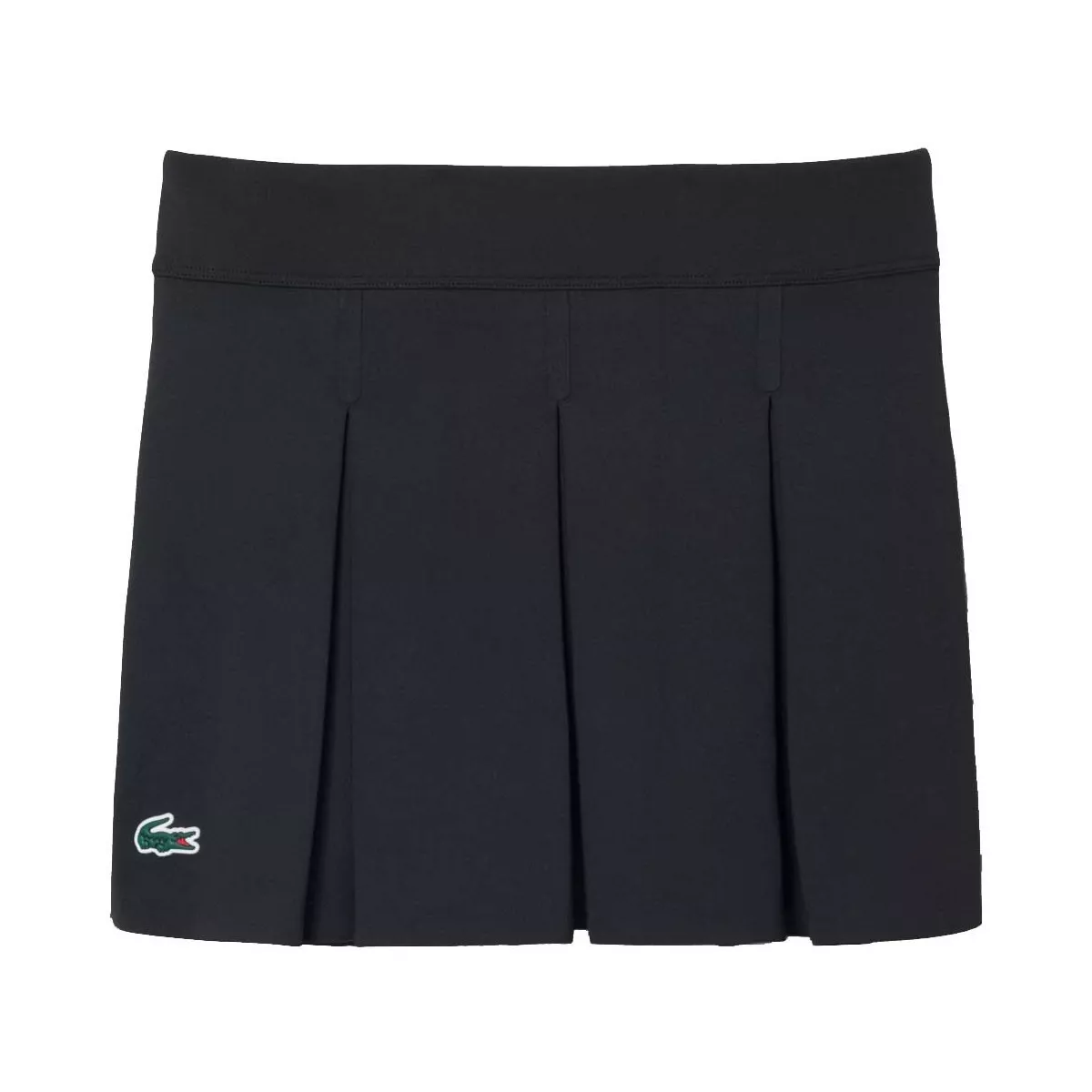 Lacoste Tennis Ultra Dry Tennisrock Schwarz