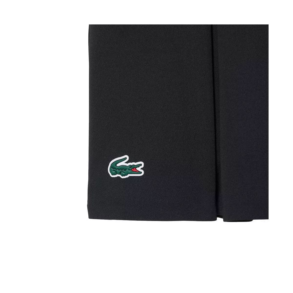Lacoste Tennis Ultra Dry Tennisrock Schwarz