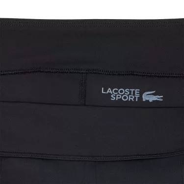 Lacoste Tennis Ultra Dry Tennisrock Schwarz
