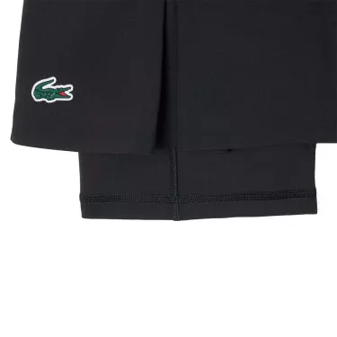 Lacoste Tennis Ultra Dry Tennisrock Schwarz