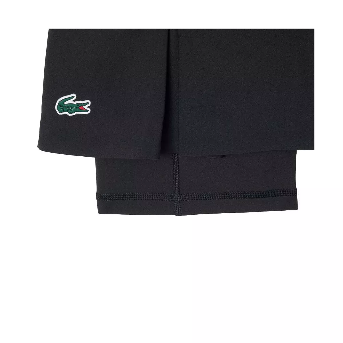 Lacoste Tennis Ultra Dry Tennisrock Schwarz