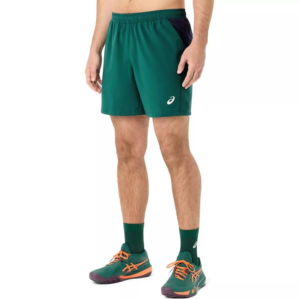 Asics Padel Court Padelshort Gr&uuml;n