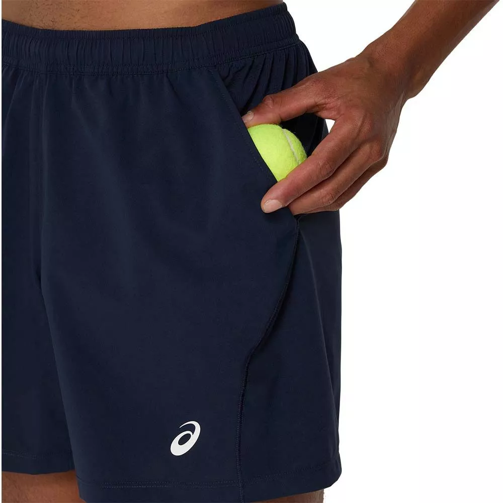 Asics Court Short 18 cm Marineblau