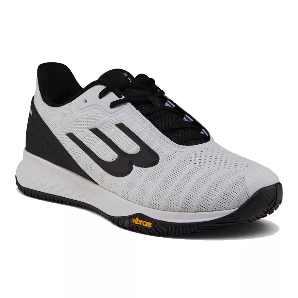 Bullpadel X-PLO Vibram 26I Padelschuhe Wei&szlig; / Schwarz