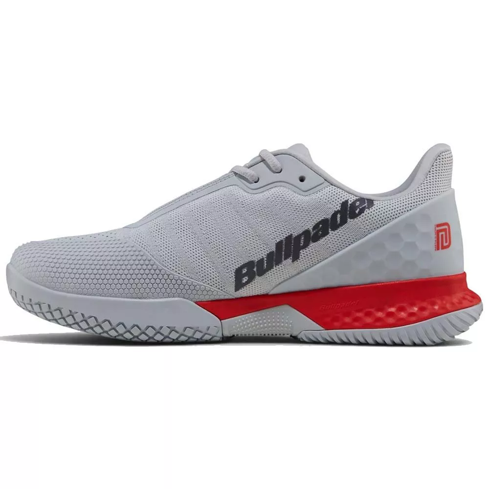 Bullpadel X-PLO Vibram 26I Padelschuhe Grau / Rot