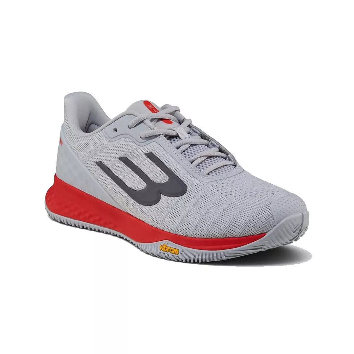 Bullpadel X-PLO Vibram 26I Padelschuhe Grau / Rot