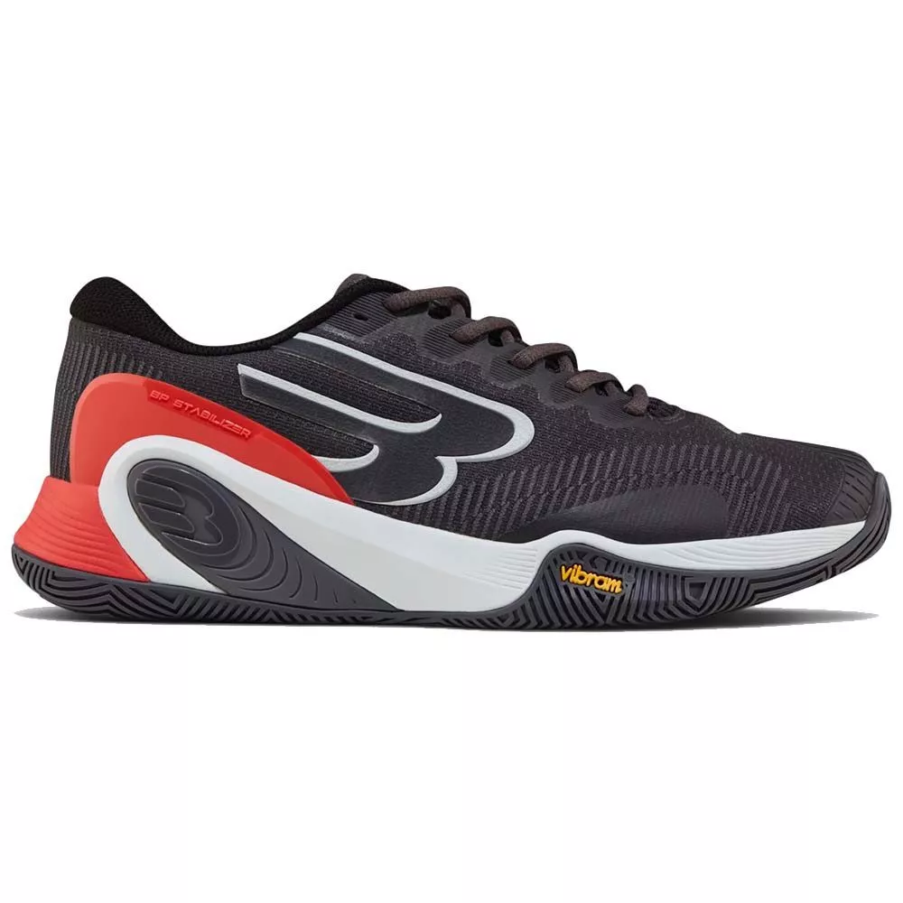 Bullpadel Hack Vibram 26I Padelschuhe Schwarz