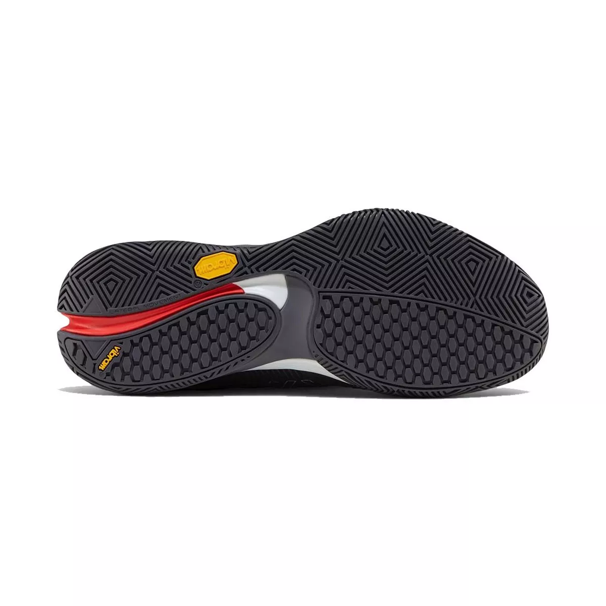 Bullpadel Hack Vibram 26I Padelschuhe Schwarz