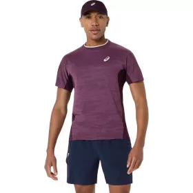 Asics Match Jacquard SS T-Shirt Violett