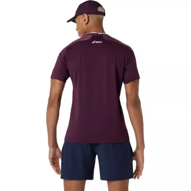 Asics Match Jacquard SS T-Shirt Violett