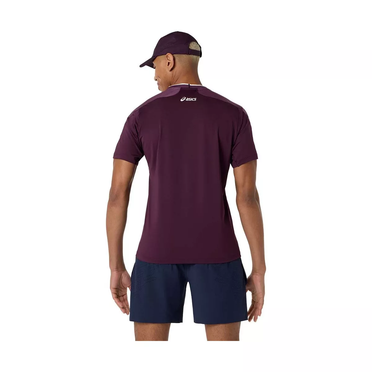 Asics Match Jacquard SS T-Shirt Violett