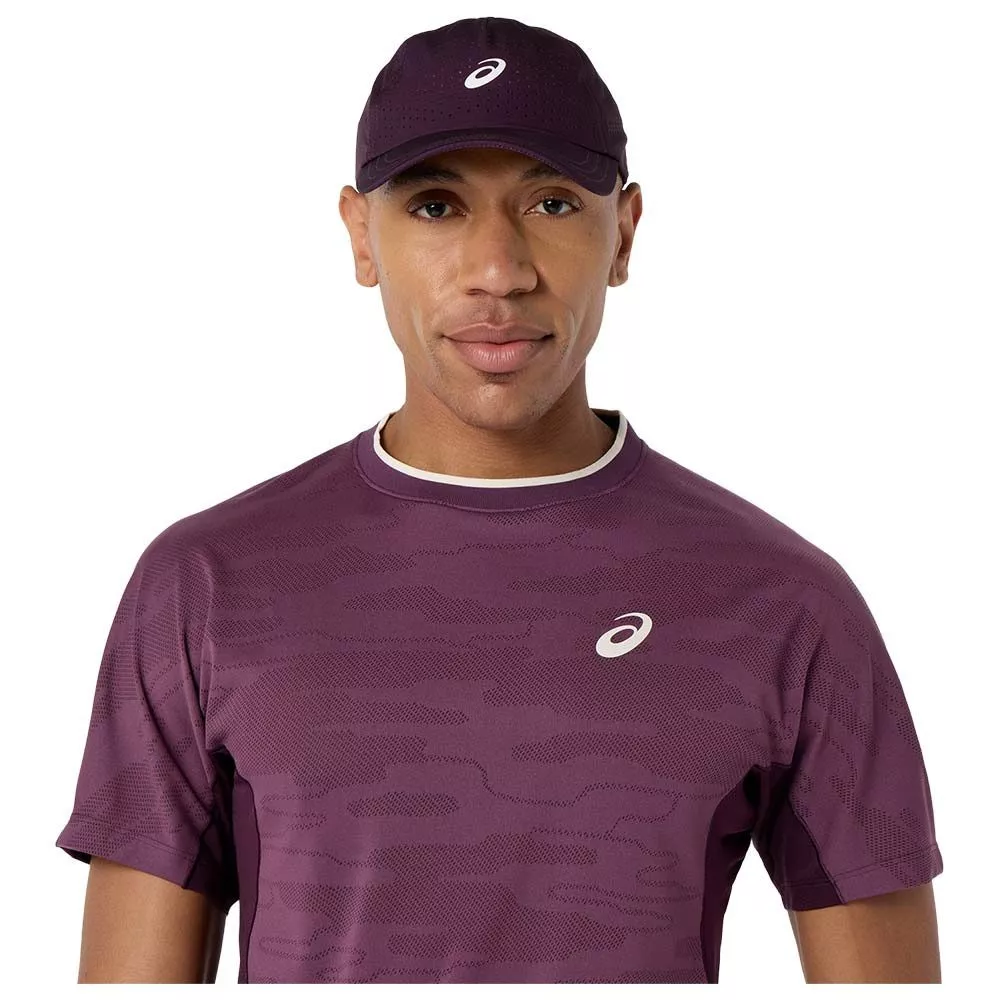 Asics Match Jacquard SS T-Shirt Violett