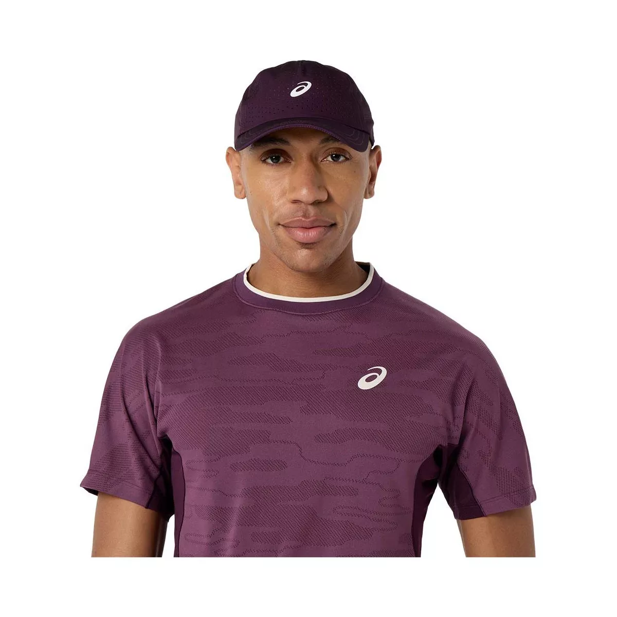 Asics Match Jacquard SS T-Shirt Violett
