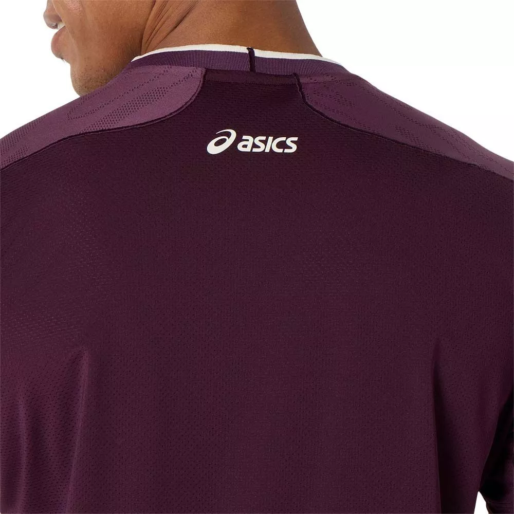 Asics Match Jacquard SS T-Shirt Violett