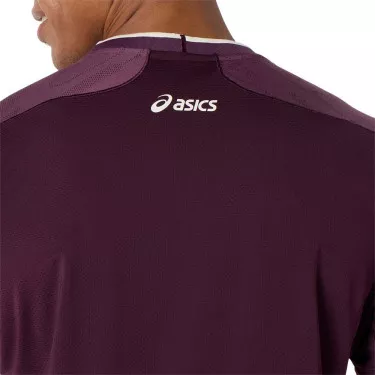 Asics Match Jacquard SS T-Shirt Violett