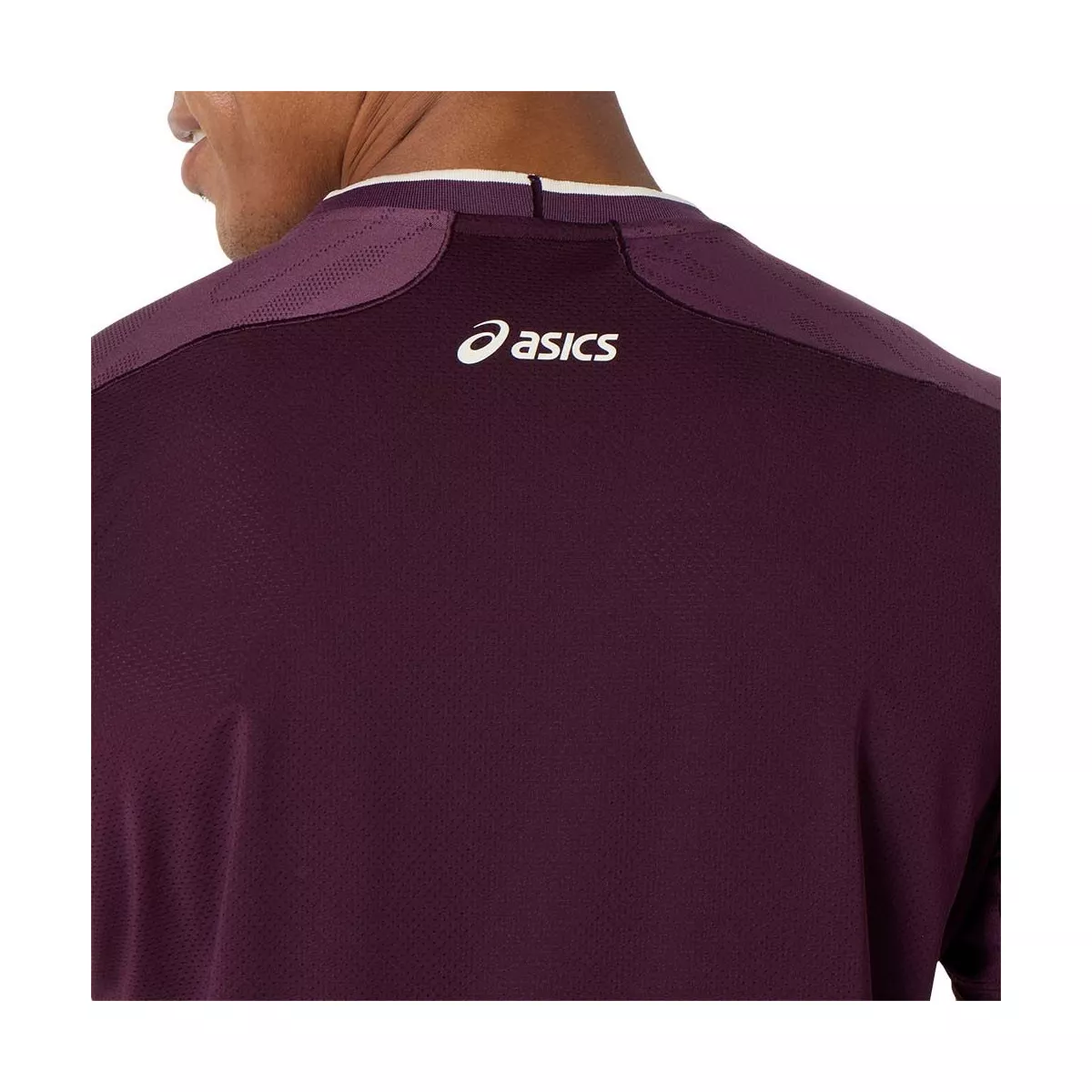Asics Match Jacquard SS T-Shirt Violett