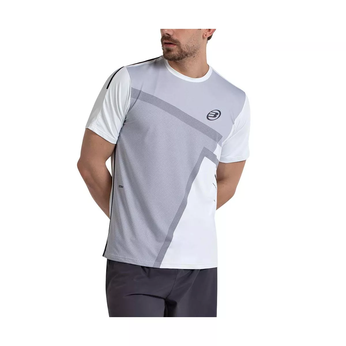 Bullpadel Mosal T-Shirt Wei&szlig; / Grau