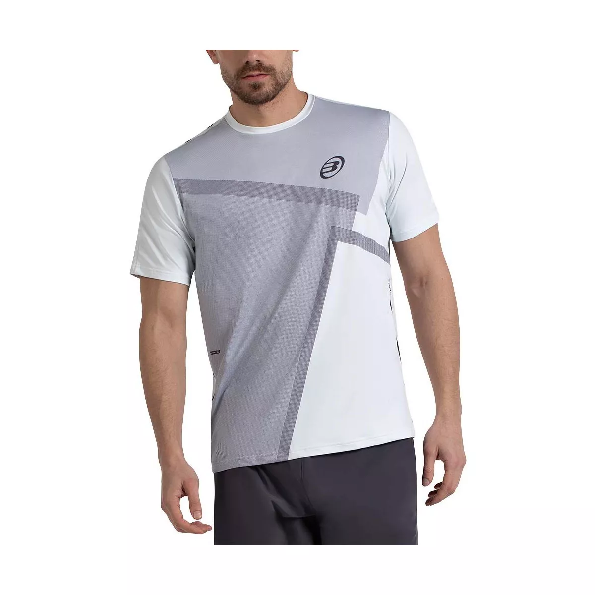 Bullpadel Mosal T-Shirt Wei&szlig; / Grau