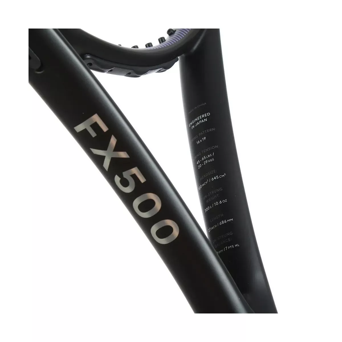 Dunlop FX 500 2026 Black Edition Tennisschl&auml;ger (300 g)