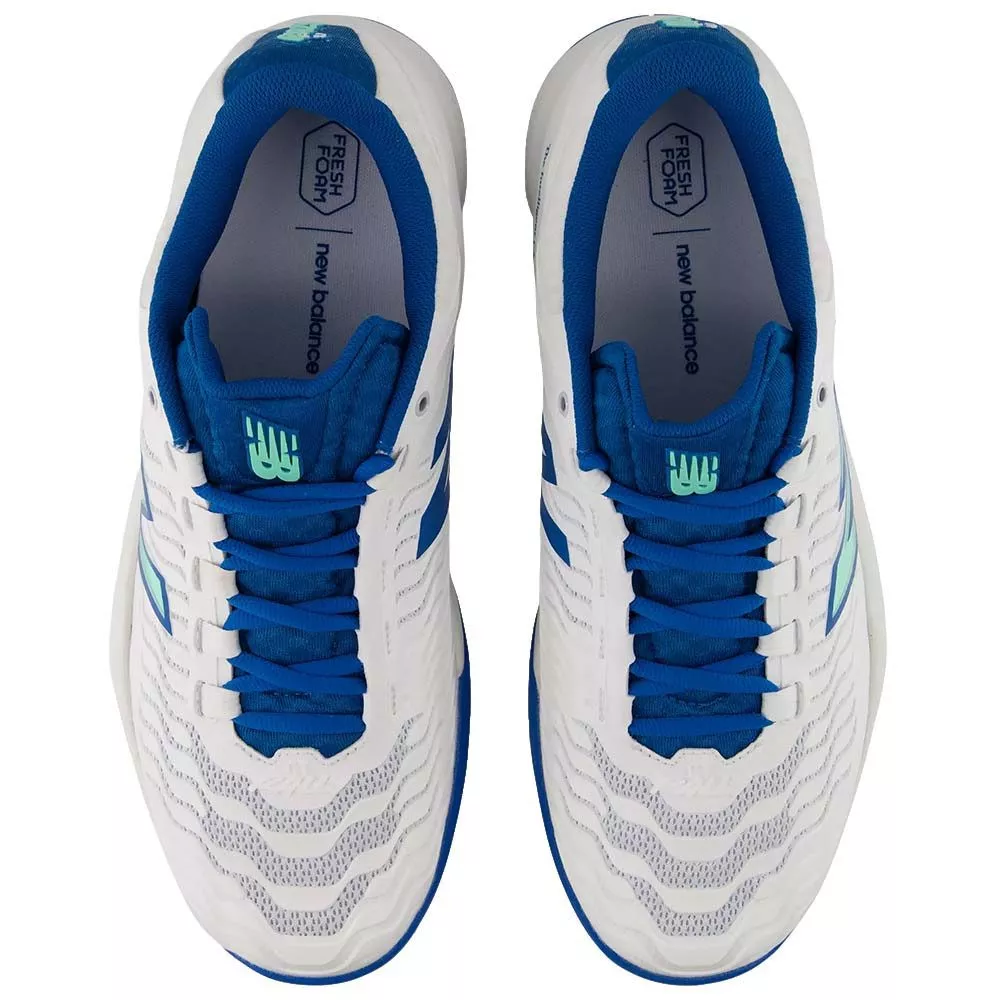New Balance Fresh Foam X CT-Rally v2 Tennisschuhe Wei&szlig; / Blau