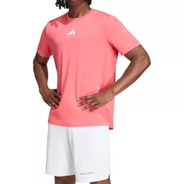 Adidas Padel Grafik T-Shirt Rot