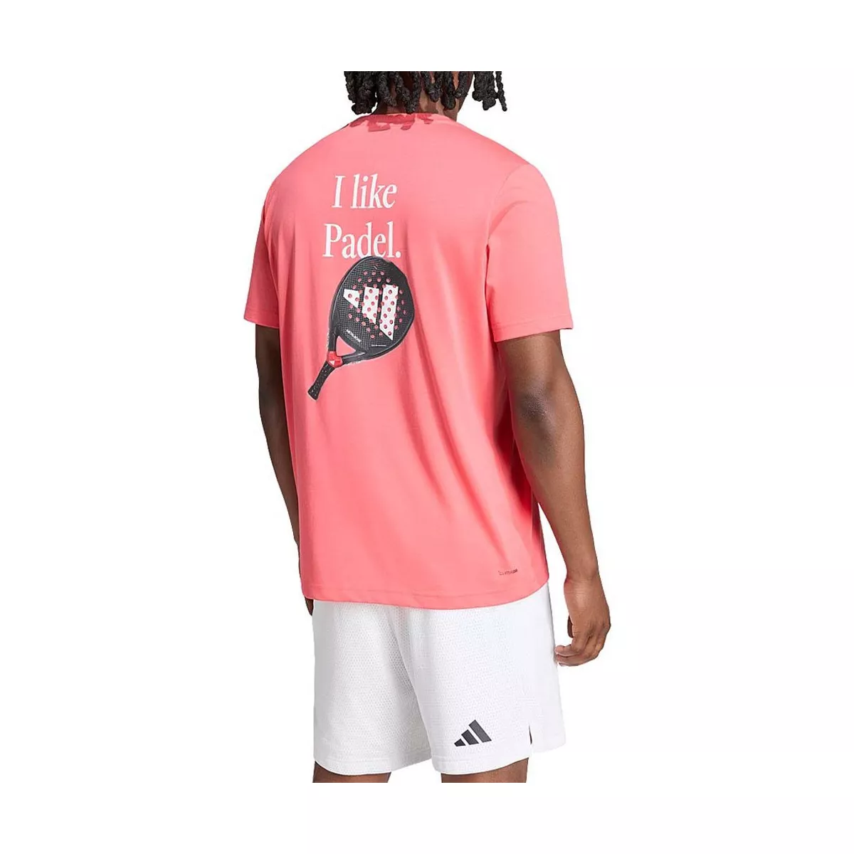 Adidas Padel Grafik T-Shirt Rot