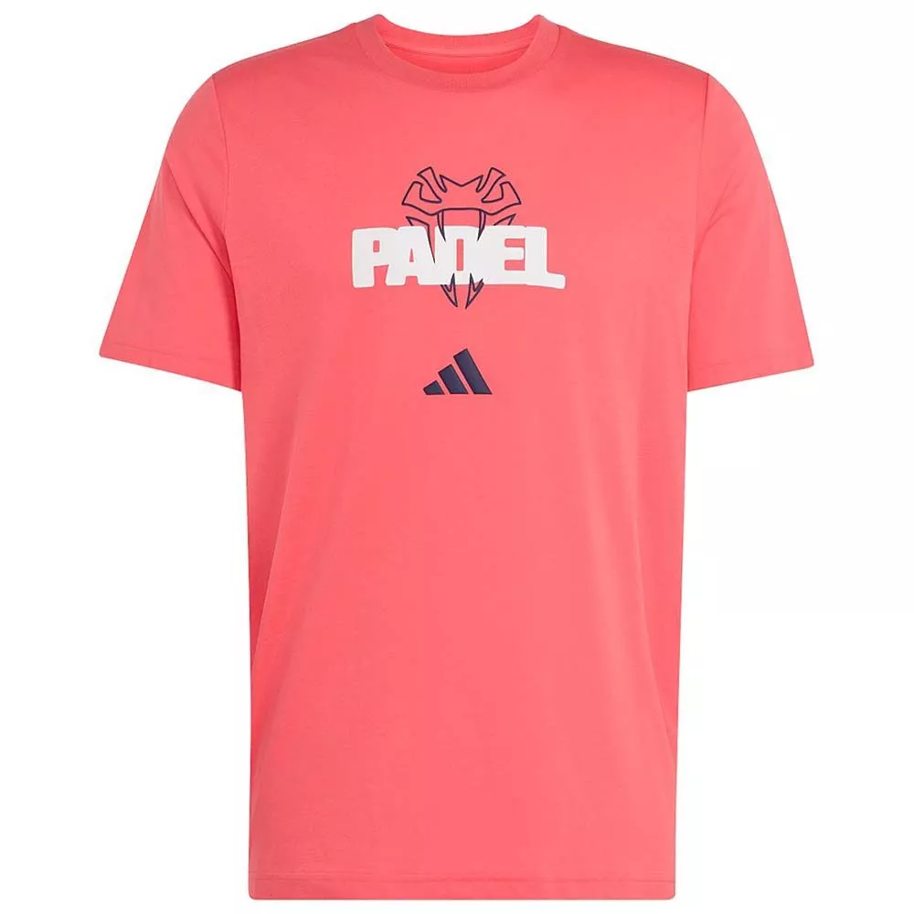 Adidas Padel Grafik Logo T-Shirt Rot