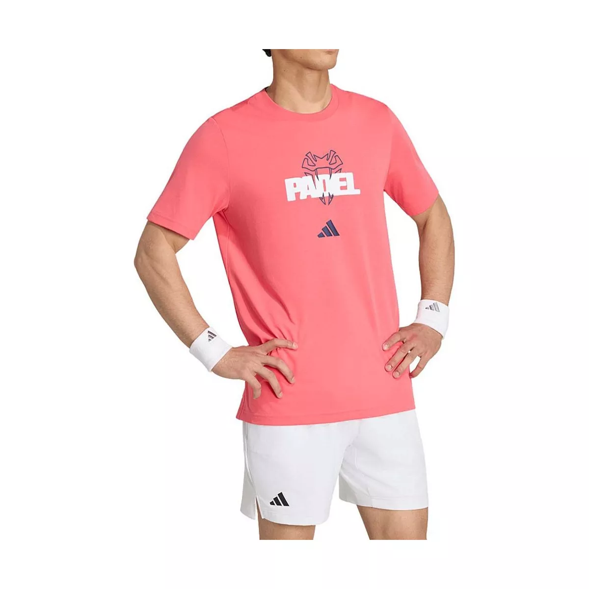 Adidas Padel Grafik Logo T-Shirt Rot