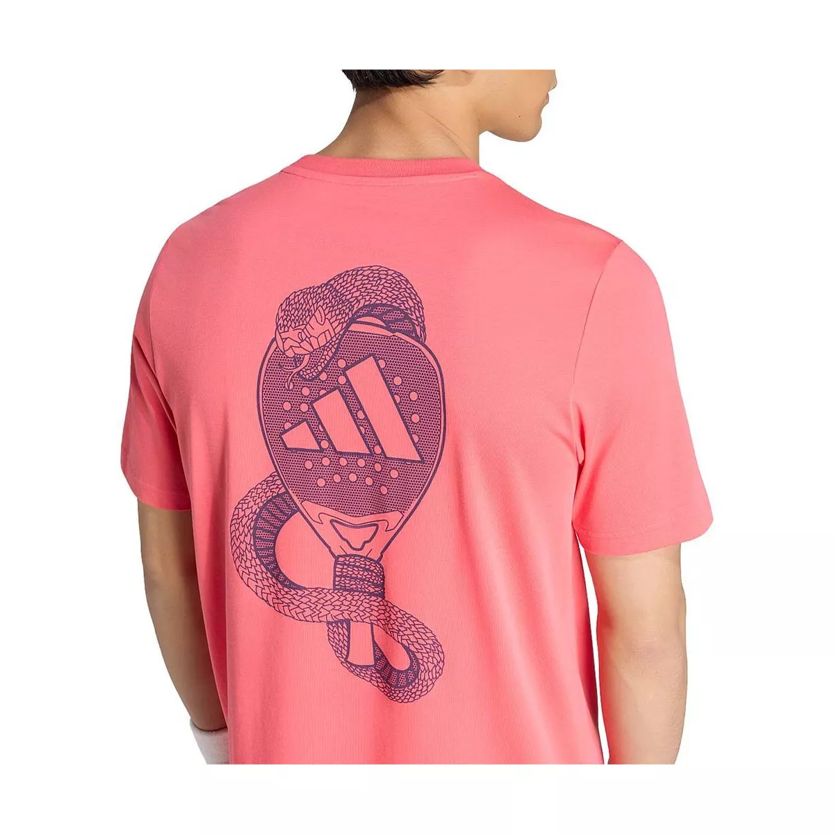 Adidas Padel Grafik Logo T-Shirt Rot