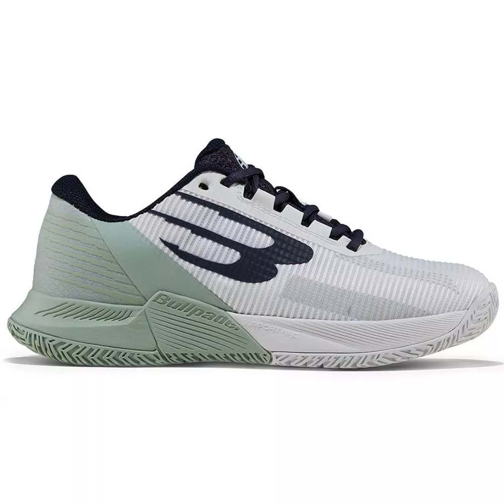 Bullpadel Performance Comfort 26I Padelschuhe Damen Gr&uuml;n / Wei&szlig;