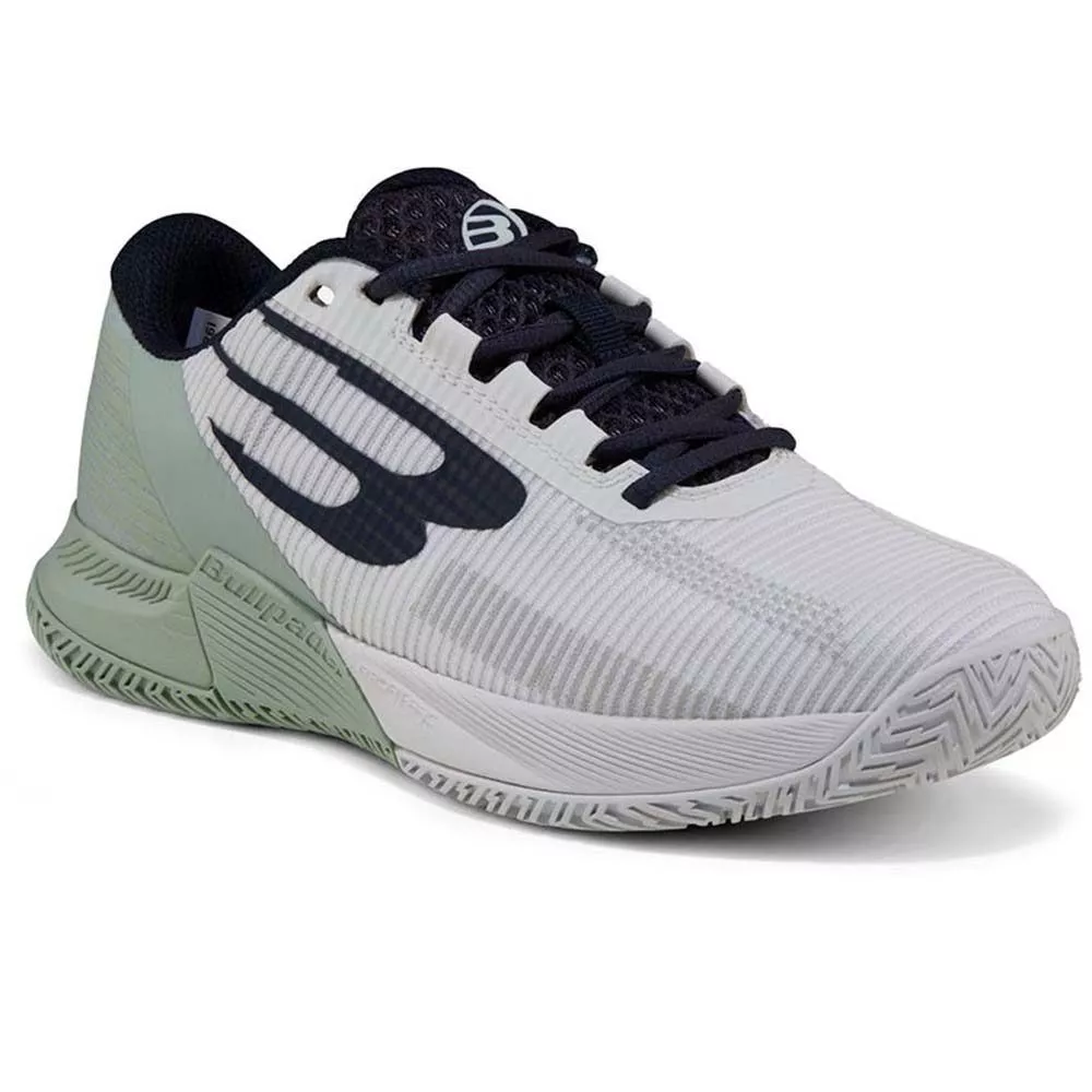 Bullpadel Performance Comfort 26I Padelschuhe Damen Gr&uuml;n / Wei&szlig;