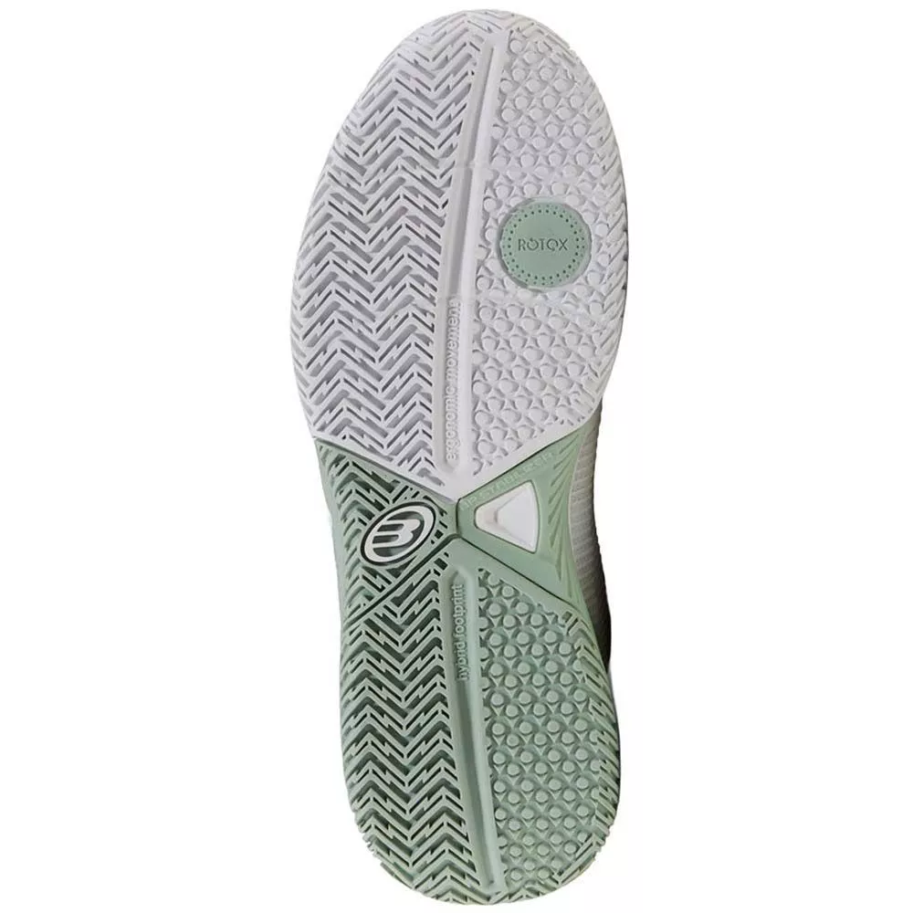 Bullpadel Performance Comfort 26I Padelschuhe Damen Gr&uuml;n / Wei&szlig;