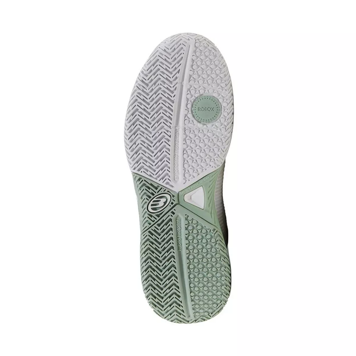 Bullpadel Performance Comfort 26I Padelschuhe Damen Gr&uuml;n / Wei&szlig;
