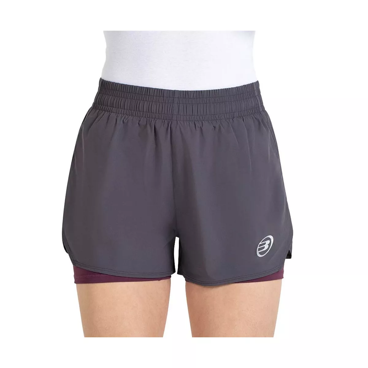 Bullpadel Orfeu Short Damen Dunkelgrau