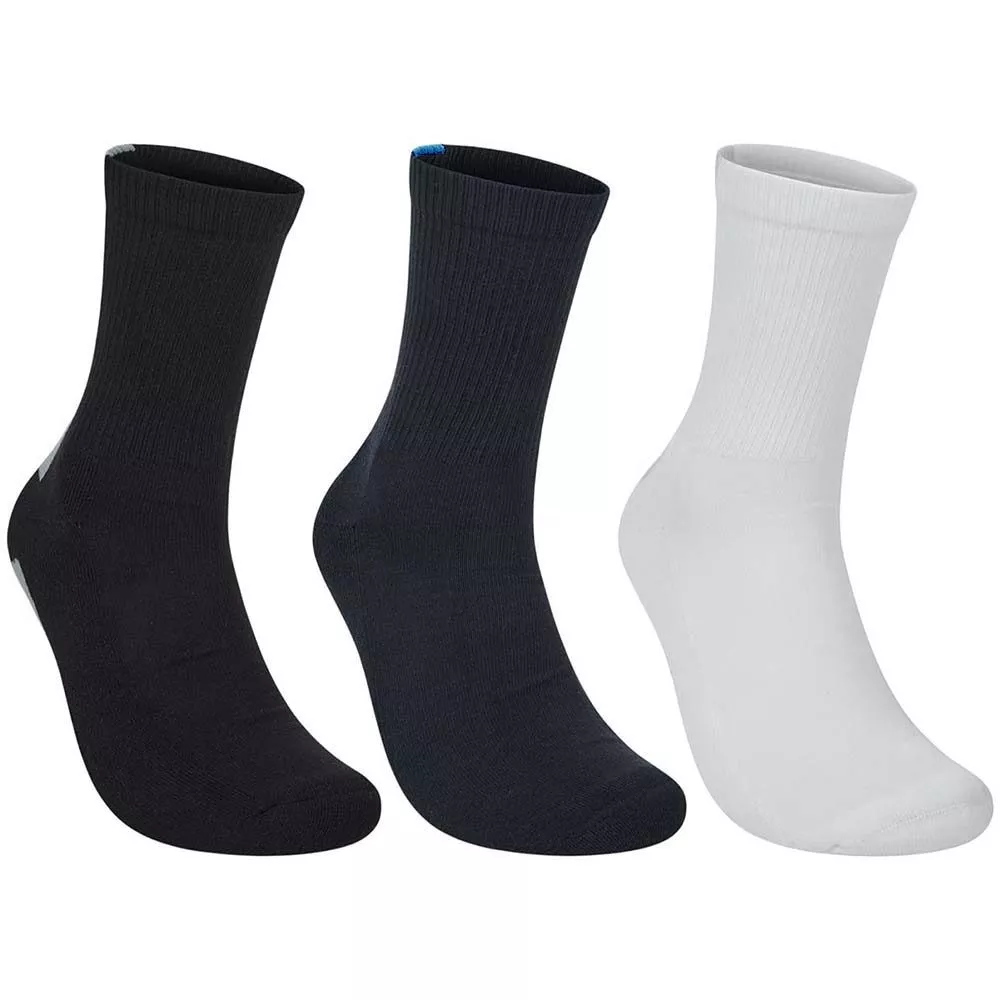 Bullpadel BP265 I Socken Schwarz / Marineblau / Wei&szlig; 3er-Pack