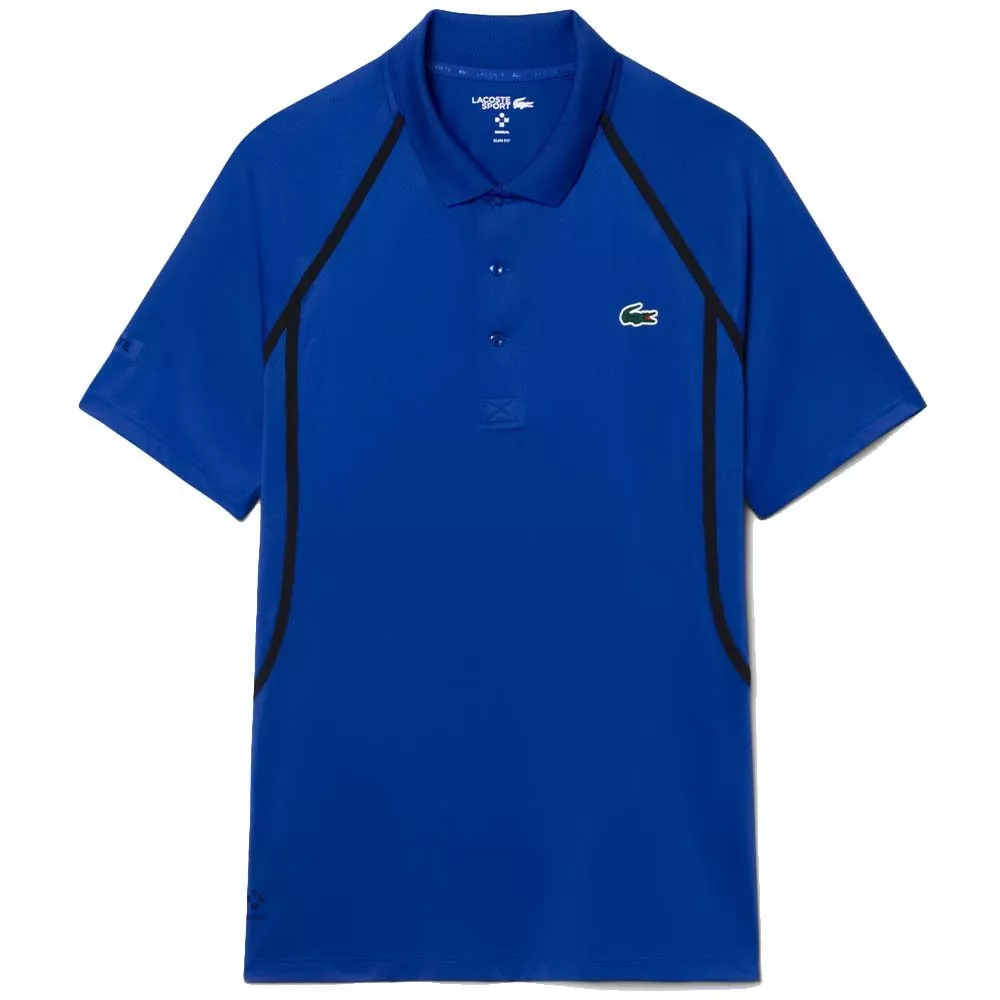 Lacoste Tennis Daniil Medwedew Polo Blau