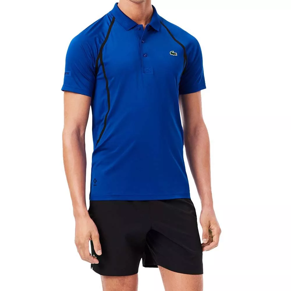 Lacoste Tennis Daniil Medwedew Polo Blau
