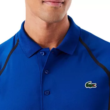 Lacoste Tennis Daniil Medwedew Polo Blau