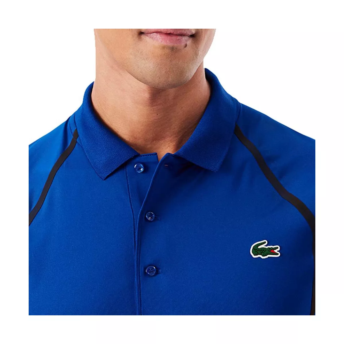 Lacoste Tennis Daniil Medwedew Polo Blau
