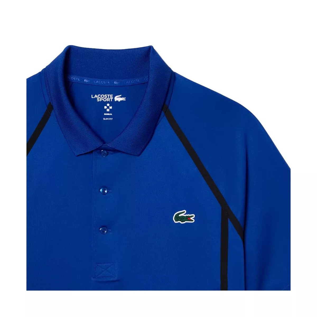 Lacoste Tennis Daniil Medwedew Polo Blau