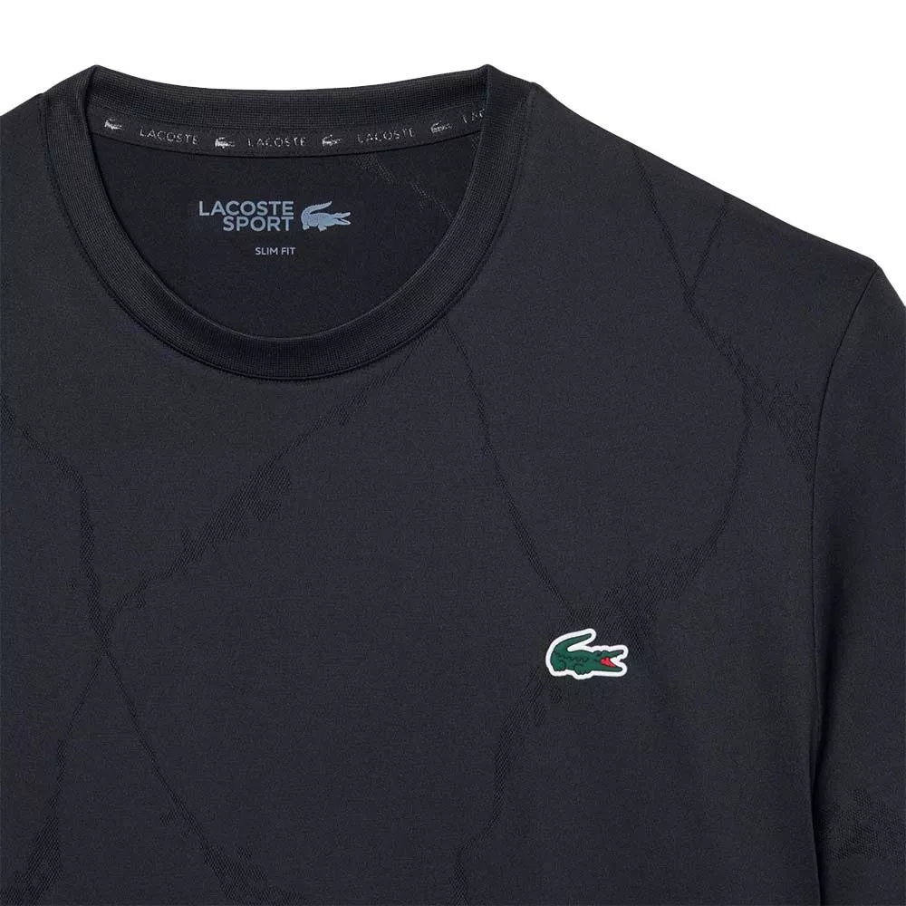 Lacoste Tennis Ultra Dry T-Shirt Schwarz
