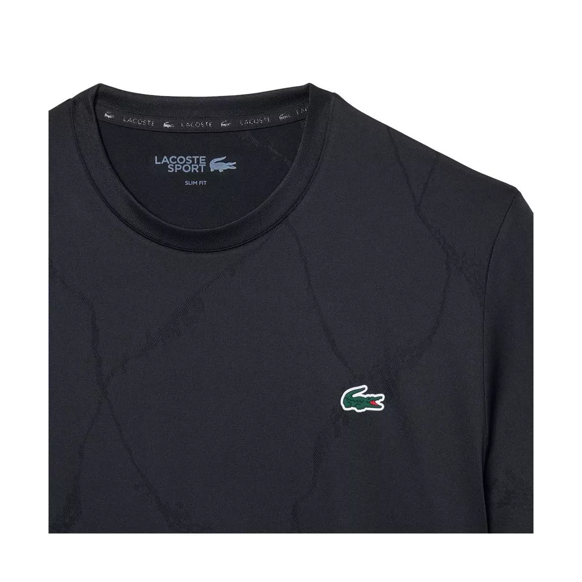 Lacoste Tennis Ultra Dry T-Shirt Schwarz