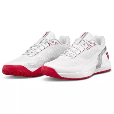 Wilson Rush Pro 5 CTC Tennisschuhe Wei&szlig; / Rot