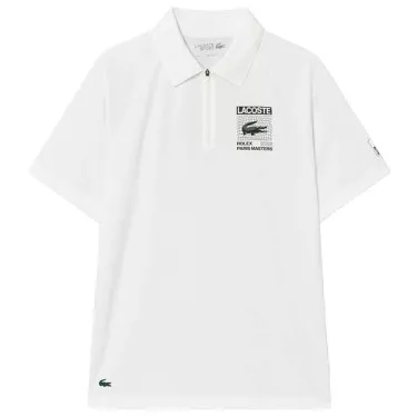 Lacoste Tennis Rolex Masters Polo Wei&szlig;