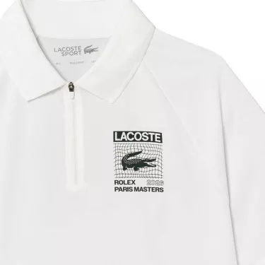 Lacoste Tennis Rolex Masters Polo Wei&szlig;